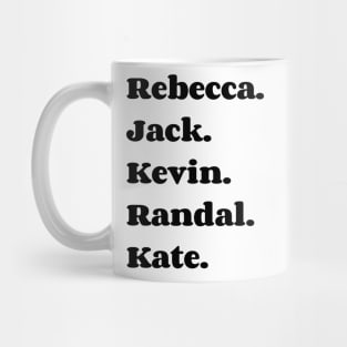 The Pearsons (Black) Mug